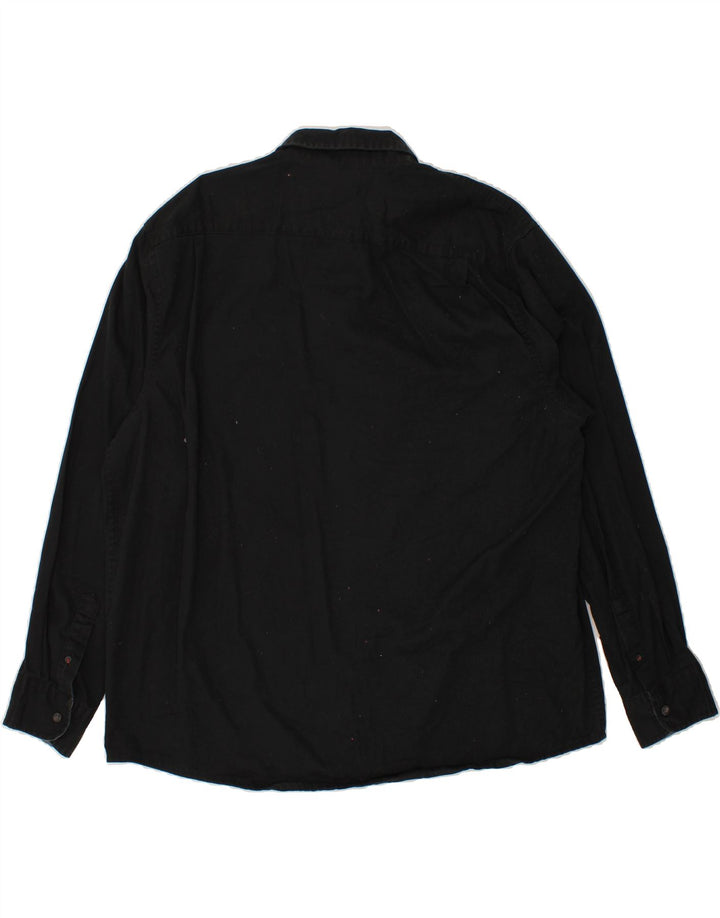 WRANGLER Mens Shirt 2XL Black Cotton