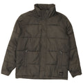 Quiksilver Boys Padded Jacket 13-14 Years Grey Polyester