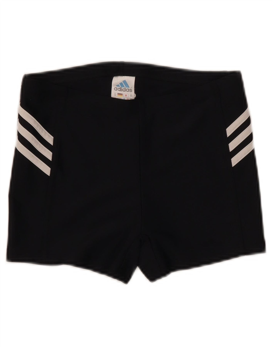 ADIDAS Womens Sport Shorts UK 12 Medium Black Polyester