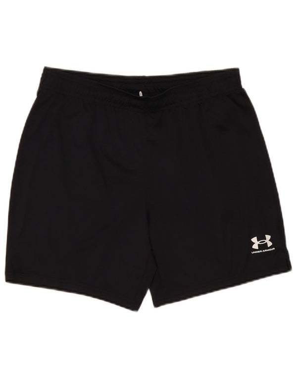 Under Armour Boys Sport Shorts 13-14 Years XL Black Polyester
