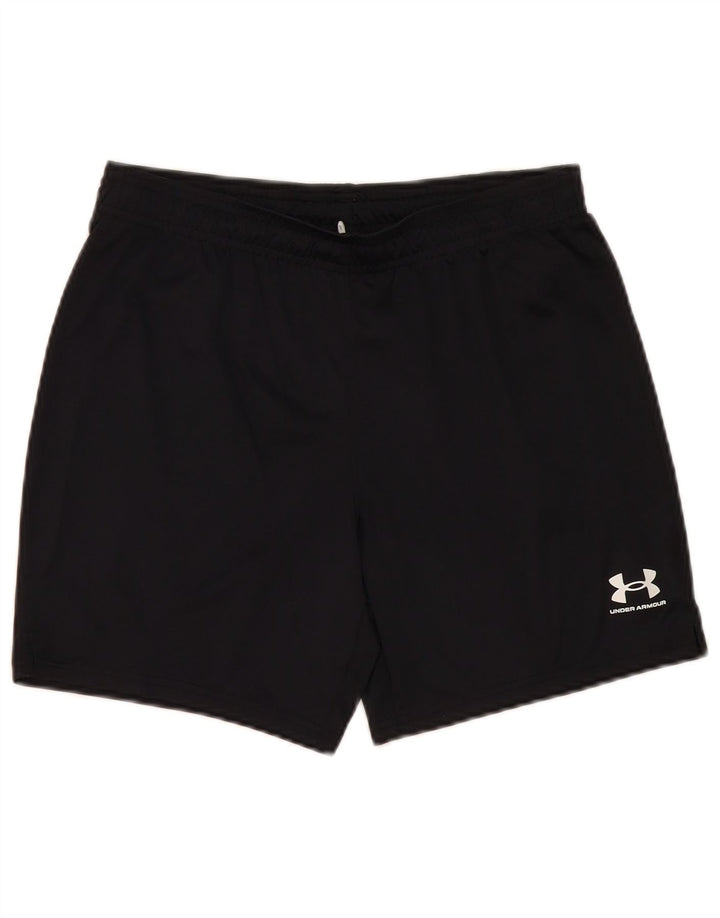 Under Armour Boys Sport Shorts 13-14 Years XL Black Polyester