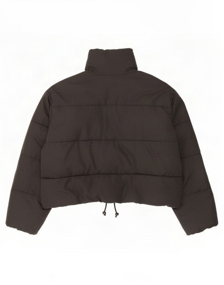 Zara Womens Oversized Padded Jacket UK 10 Small Black Polyester