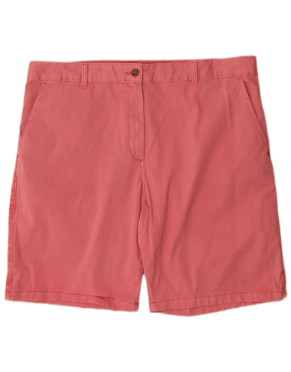 Marks & Spencer Womens Chino Shorts UK 18 XL W38  Pink Cotton