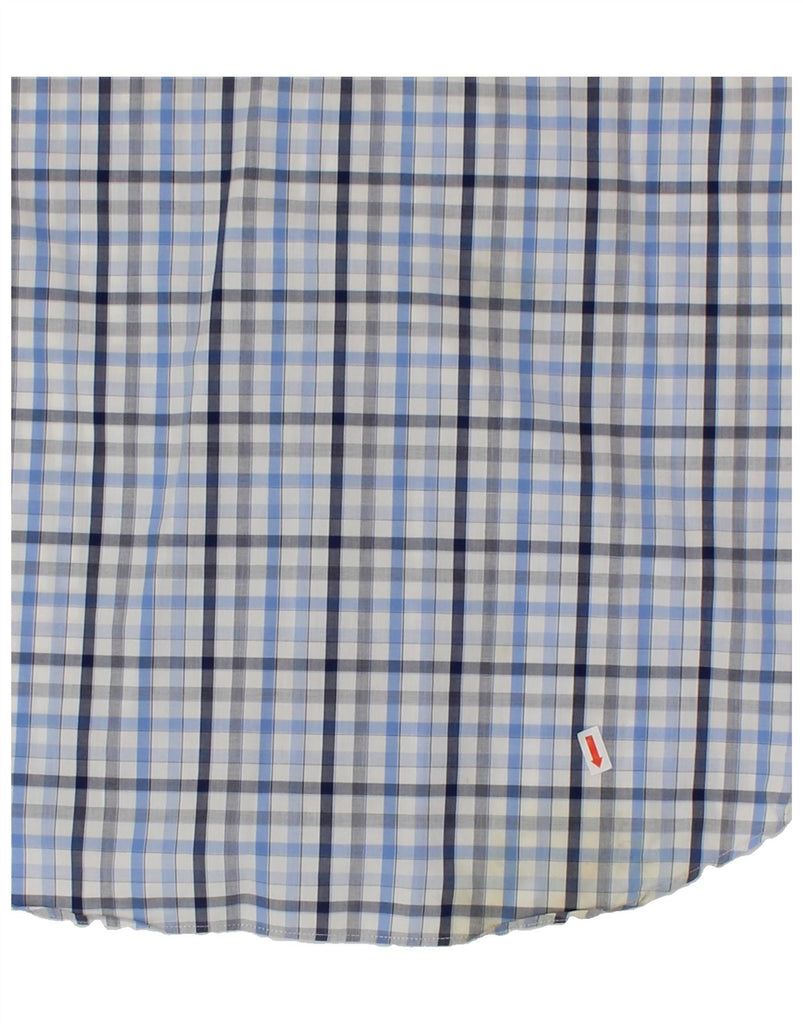 NAUTICA Mens Shirt Medium Blue Check Cotton Vintage Nautica and Second-Hand Nautica from Messina Hembry 