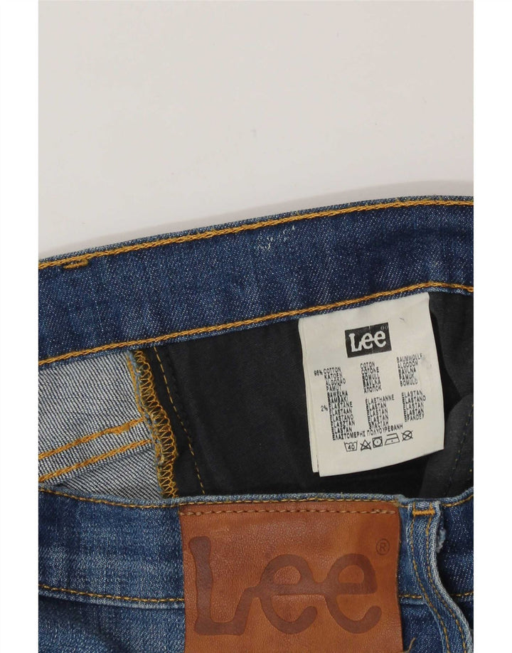 Lee Mens Daren Straight Jeans W32 L31 Blue Cotton