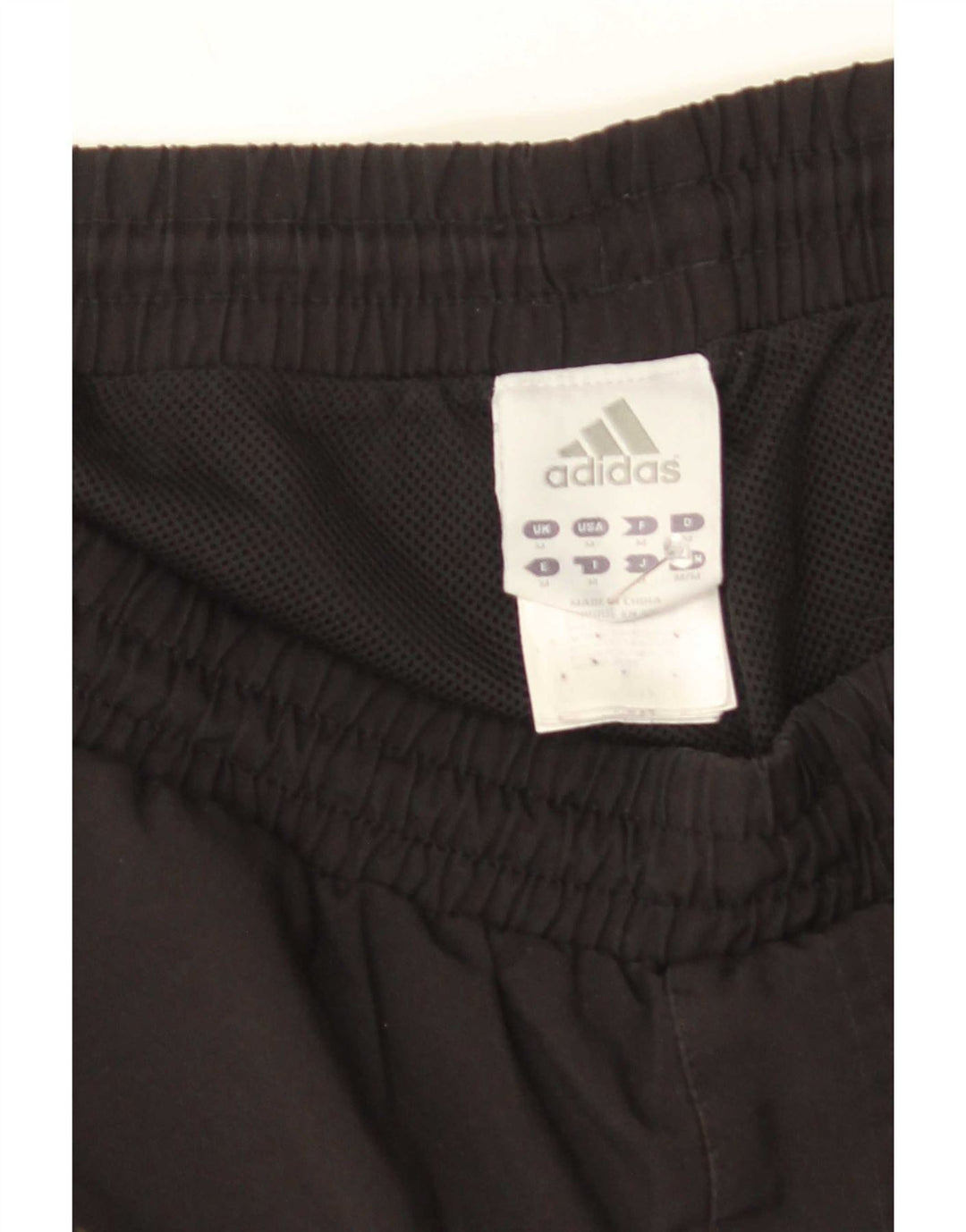 Adidas Mens Tracksuit Trousers Medium Black Polyester
