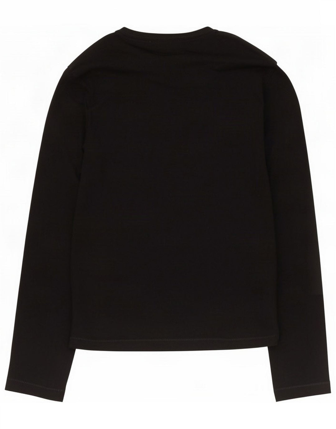 French Connection Mens Top Long Sleeve Medium Black Cotton