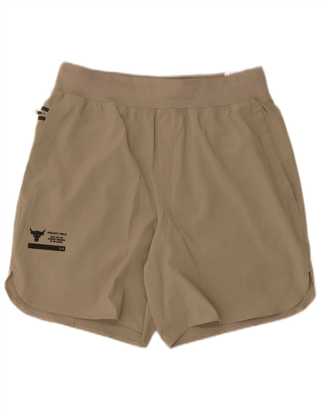 Under Armour Mens Sport Shorts Medium Khaki Polyester