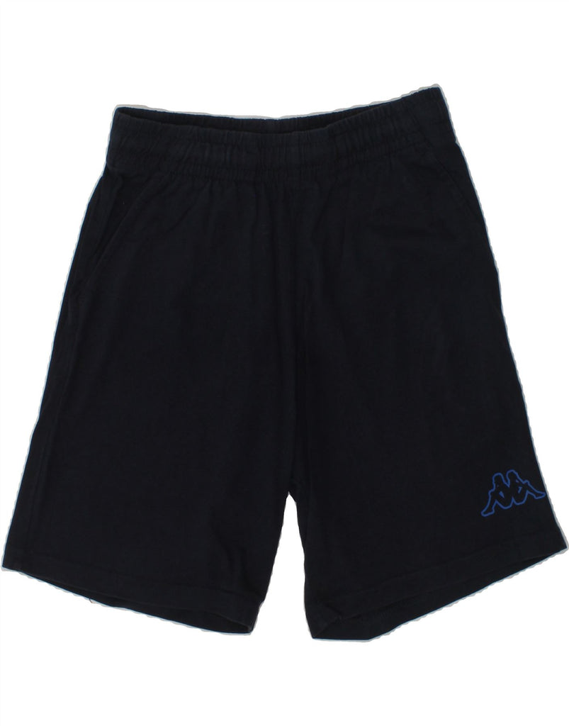 KAPPA Boys Graphic Sport Shorts 9-10 Years Navy Blue Cotton | Vintage Kappa | Thrift | Second-Hand Kappa | Used Clothing | Messina Hembry 