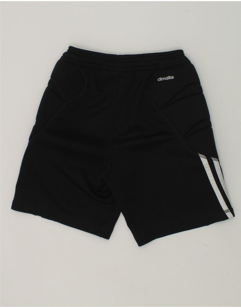 ADIDAS Boys Climalite Sport Shorts 9-10 Years Black Polyester | Vintage Adidas | Thrift | Second-Hand Adidas | Used Clothing | Messina Hembry 