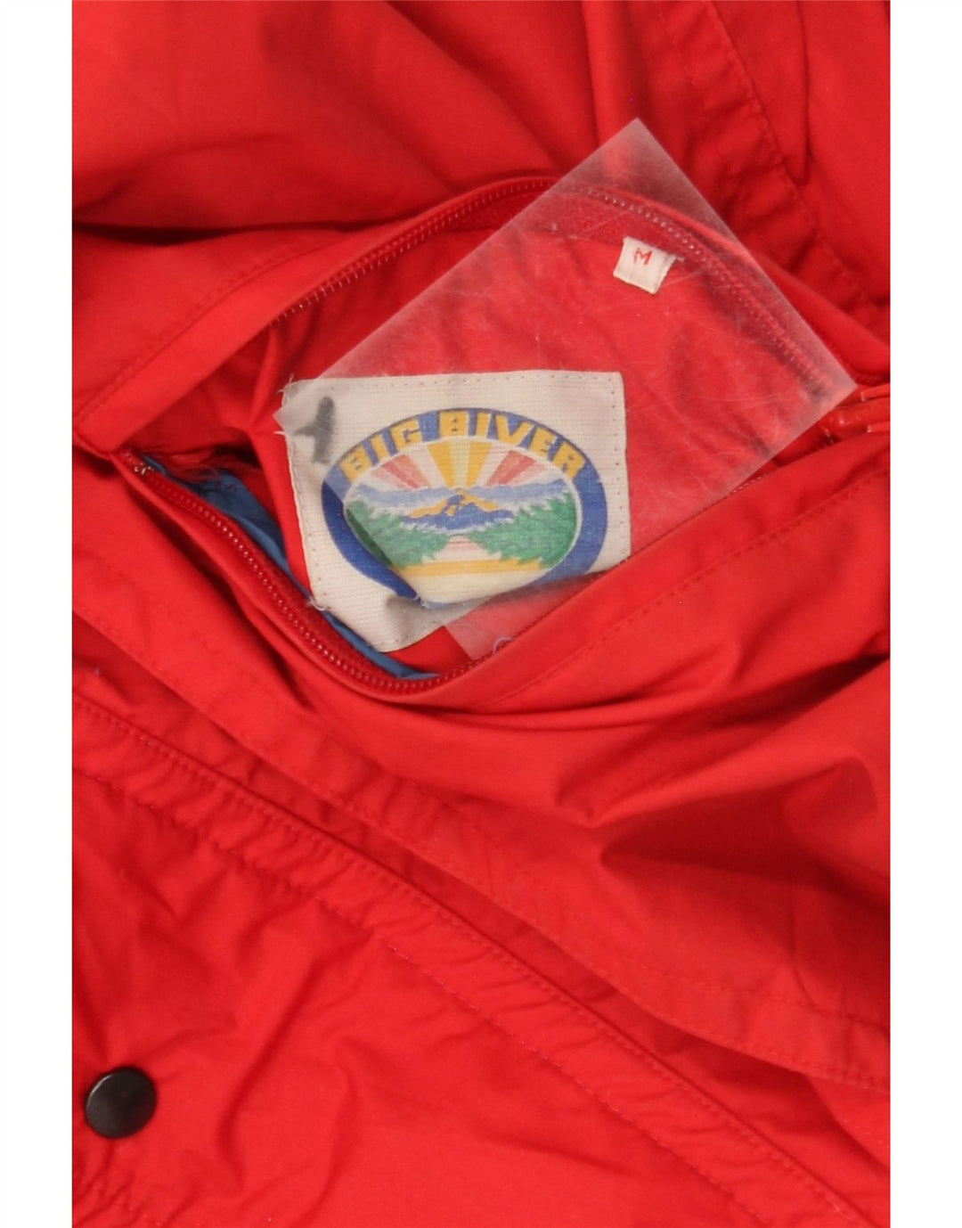 VINTAGE Mens Loose Fit Reversible Padded Jacket UK 38 Medium Red