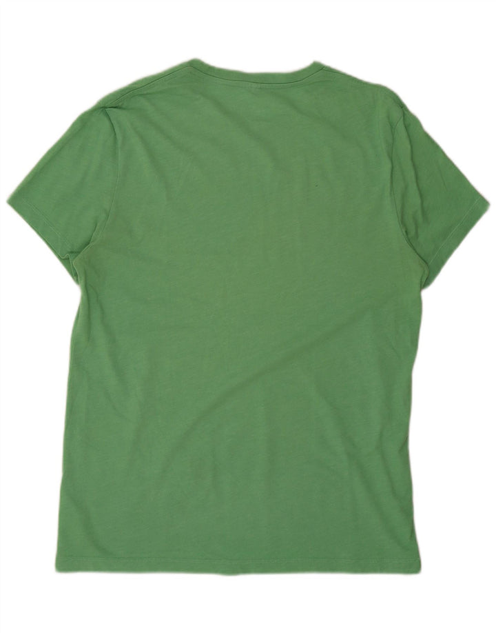 Jack Wills Mens T-Shirt Top Medium Green Cotton