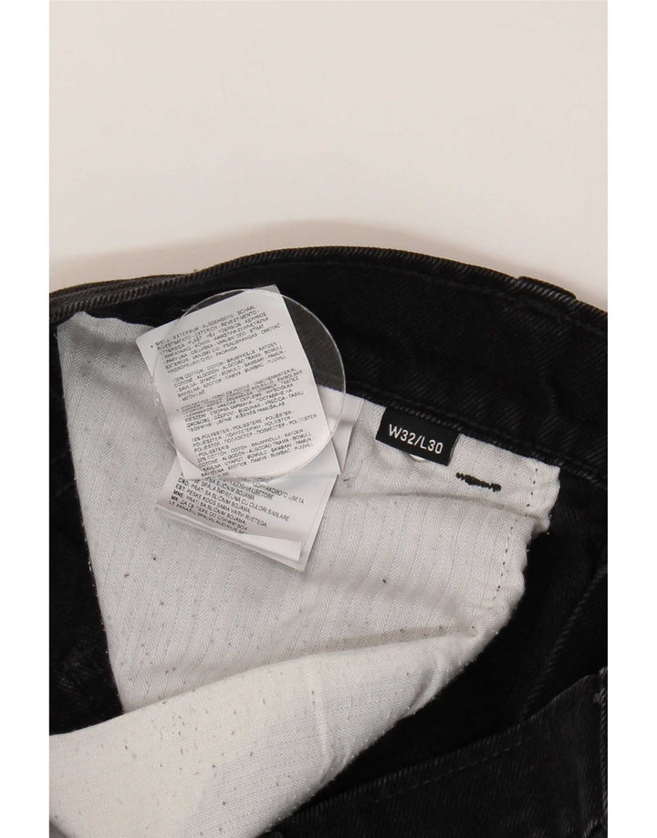 Dickies Mens Straight Jeans W32 L30 Black Cotton