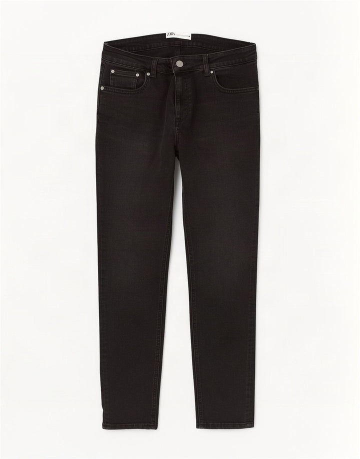 Zara Womens Skinny Jeans EU 42 Large W32 L30 Black