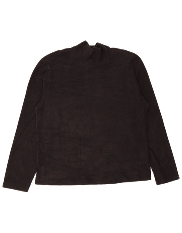 Columbia Womens Fleece Jumper UK 16 Large Black Polyester