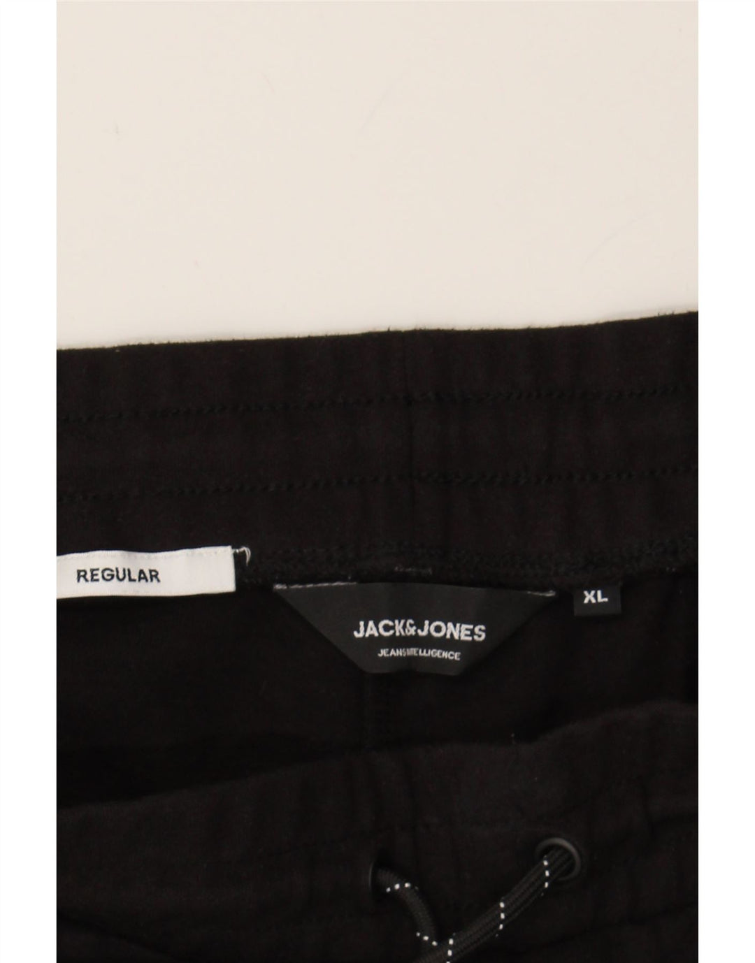 JACK & JONES Mens Regular Sport Shorts XL Black Polyester Vintage Jack & Jones and Second-Hand Jack & Jones from Messina Hembry 