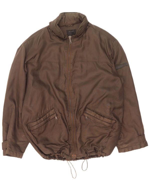 Gas Mens Bomber Jacket UK 42 XL Brown