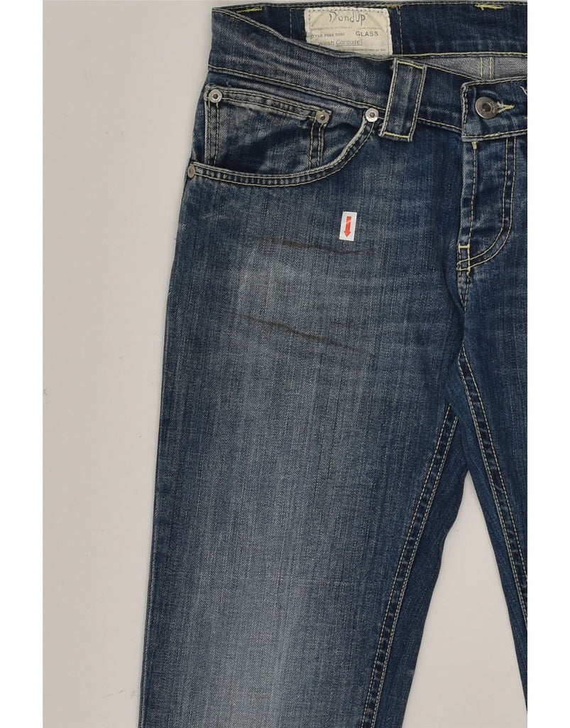 DONDUP Womens Slim Jeans W26 L33  Blue Cotton | Vintage Dondup | Thrift | Second-Hand Dondup | Used Clothing | Messina Hembry 