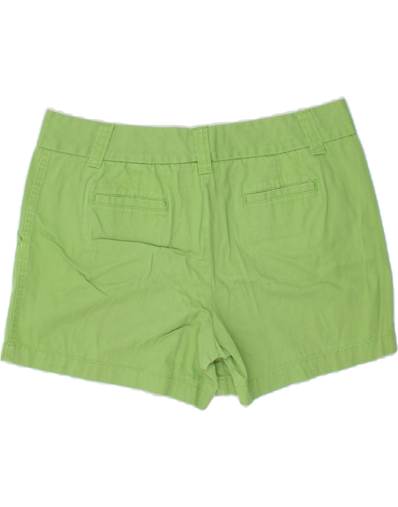 J. CREW Womens City Fit Chino Shorts US 14 XL W36 Green Cotton | Vintage J. Crew | Thrift | Second-Hand J. Crew | Used Clothing | Messina Hembry 