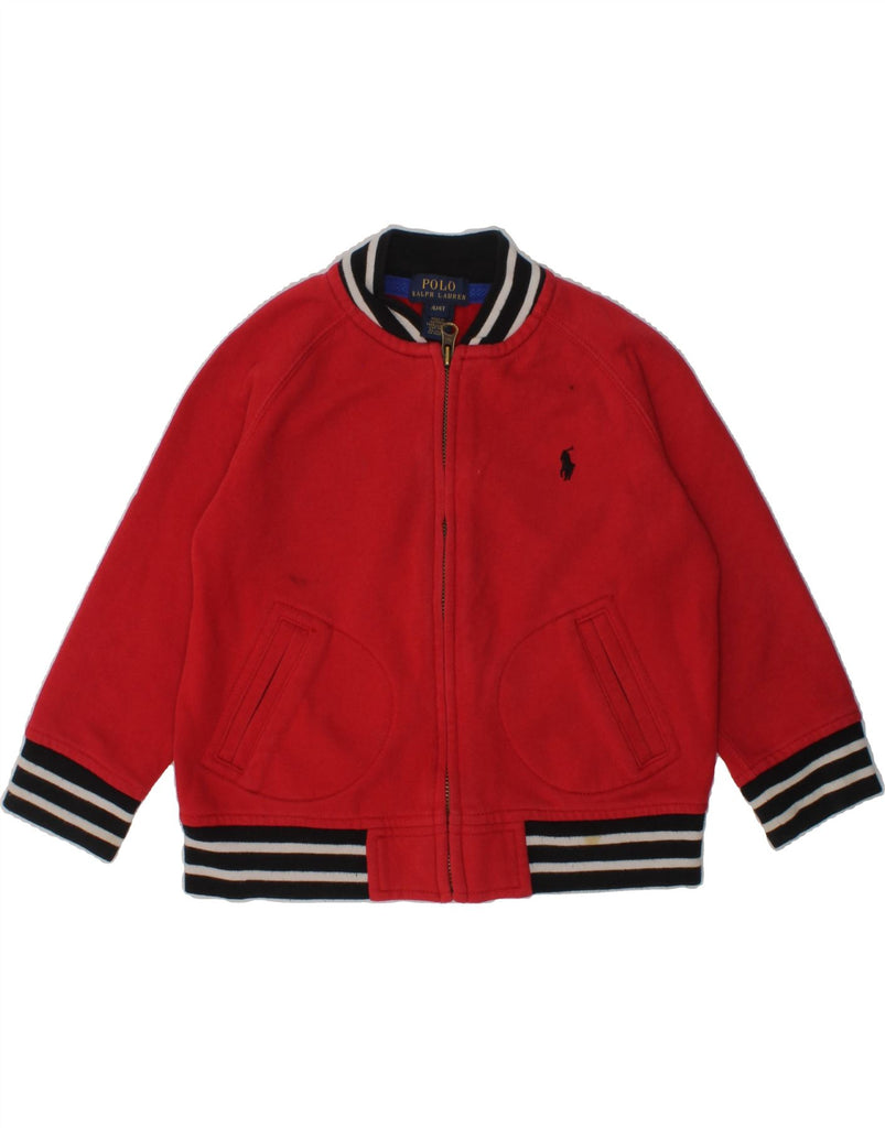 POLO RALPH LAUREN Boys Tracksuit Top Jacket 3-4 Years Red | Vintage Polo Ralph Lauren | Thrift | Second-Hand Polo Ralph Lauren | Used Clothing | Messina Hembry 