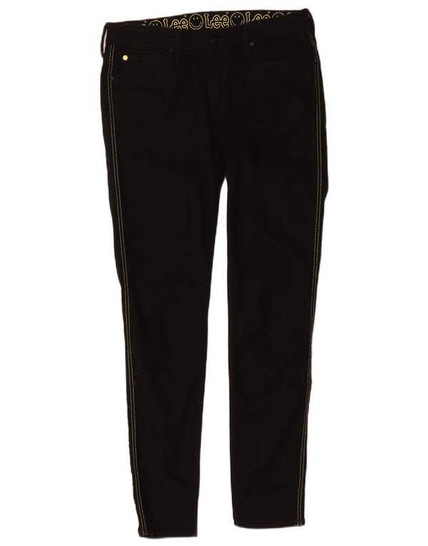 Lee Womens Scarlett Skinny Jeans W30 L28 Black Cotton