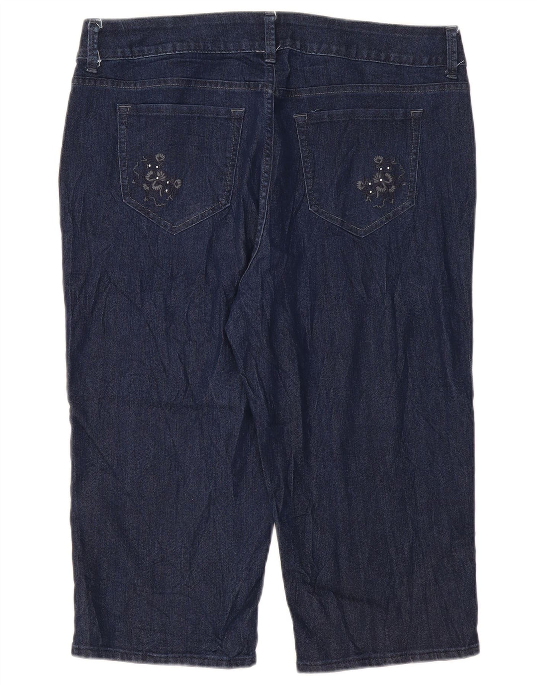 LEE Womens Riders Capri Jeans US 16 2XL W38 L19 Blue Cotton