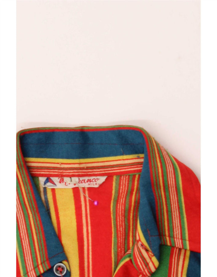 Vintage Womens Pullover Shirt US 1 XS Multicoloured Striped