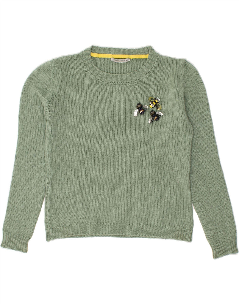 PENNY BLACK Girls Crew Neck Jumper Sweater 14-15 Years  Green | Vintage Penny Black | Thrift | Second-Hand Penny Black | Used Clothing | Messina Hembry 