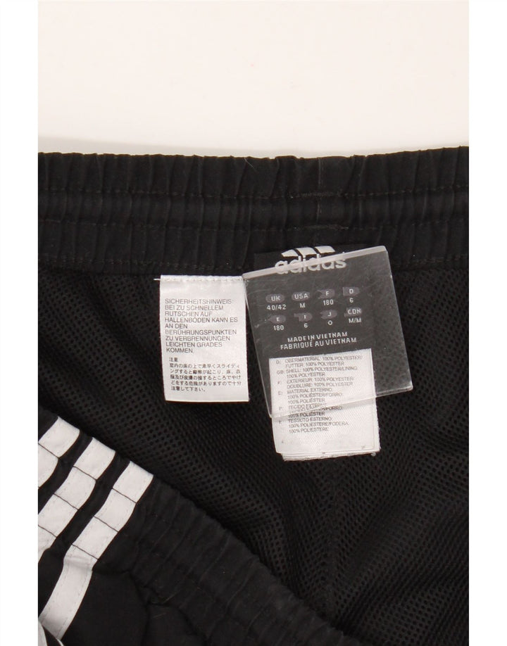 Adidas Mens Tracksuit Trousers Joggers UK 40/42 Medium  Black Polyester