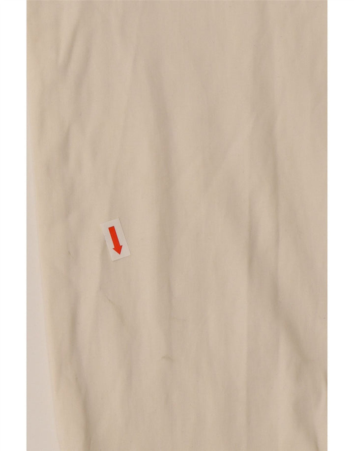 Massimo Dutti Womens Chino Trousers EU 40 Medium W30 L29 Off White