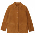 Conbipel Womens Suede Jacket IT 44 Medium Beige