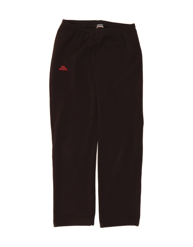 KAPPA Womens Tracksuit Trousers UK 10 Small  Black Polyester Vintage Kappa and Second-Hand Kappa from Messina Hembry 