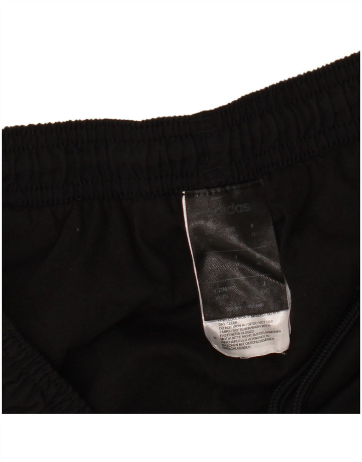 Adidas Mens Tracksuit Trousers Joggers Medium Black Polyester