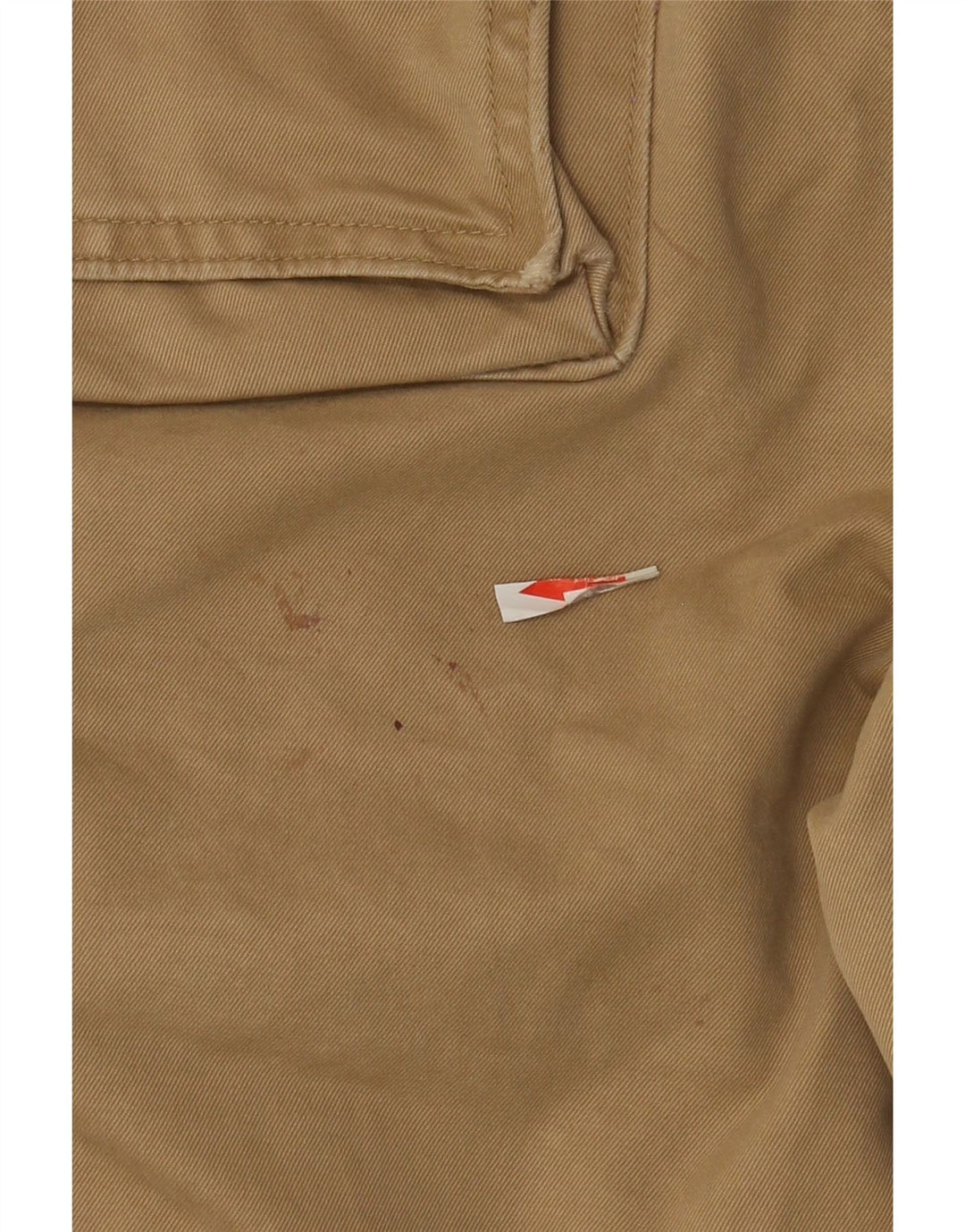 Replay Mens Graphic Cargo Shorts W31 Medium Beige Cotton
