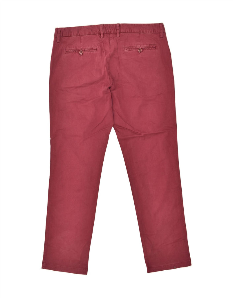 GANT Mens Slim Chino Trousers UK 16 Large W28 L30  Red Cotton | Vintage Gant | Thrift | Second-Hand Gant | Used Clothing | Messina Hembry 