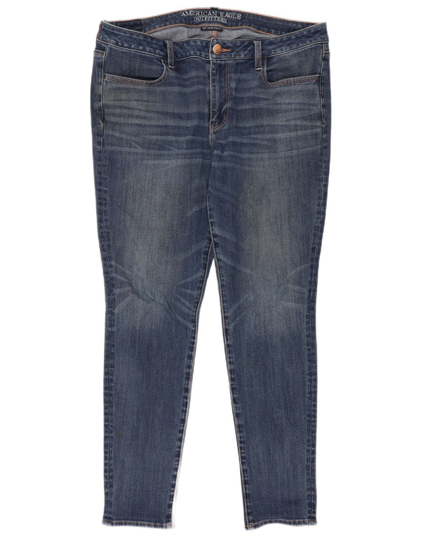 American Eagle Womens Jegging Jeans UK 18 XL W38 L28 Blue Cotton