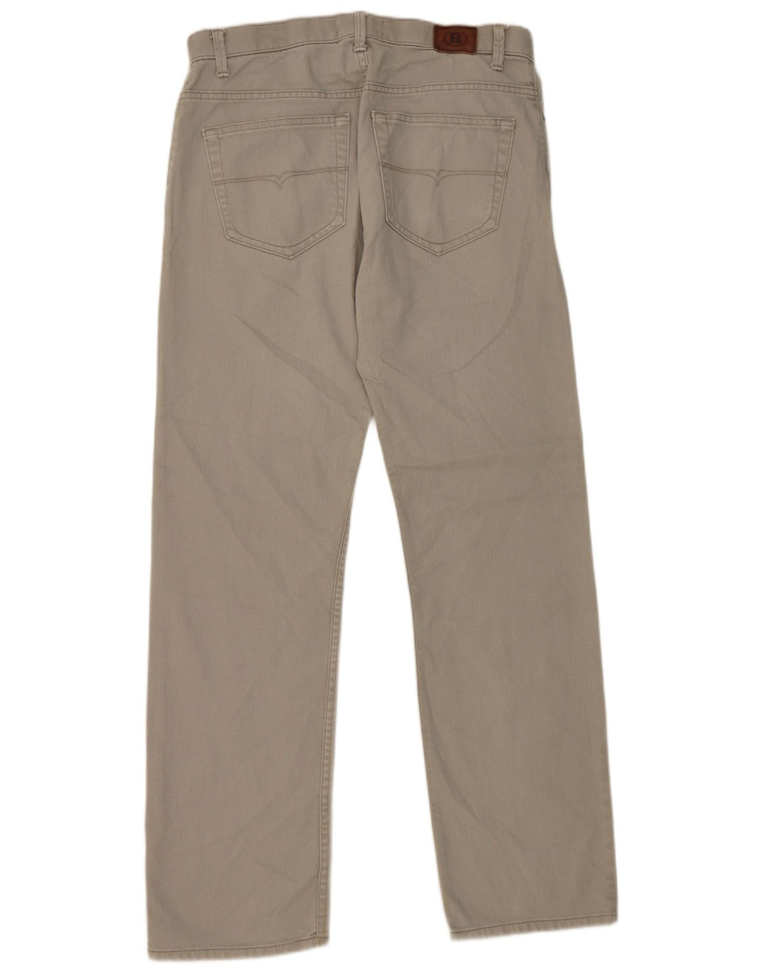 Marks & Spencer Mens Blue Harbour Straight Jeans W34 L33 Grey Cotton