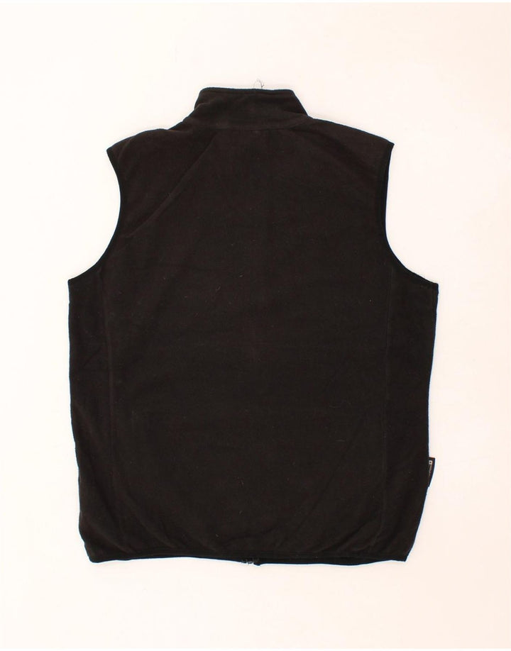 MOUNTAIN WAREHOUSE Womens Fleece Gilet UK 16 Large Black Polyester Vintage Mountain Warehouse and Second-Hand Mountain Warehouse from Messina Hembry 