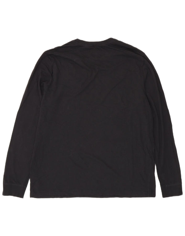 Nike Mens Top Long Sleeve XL Black Cotton