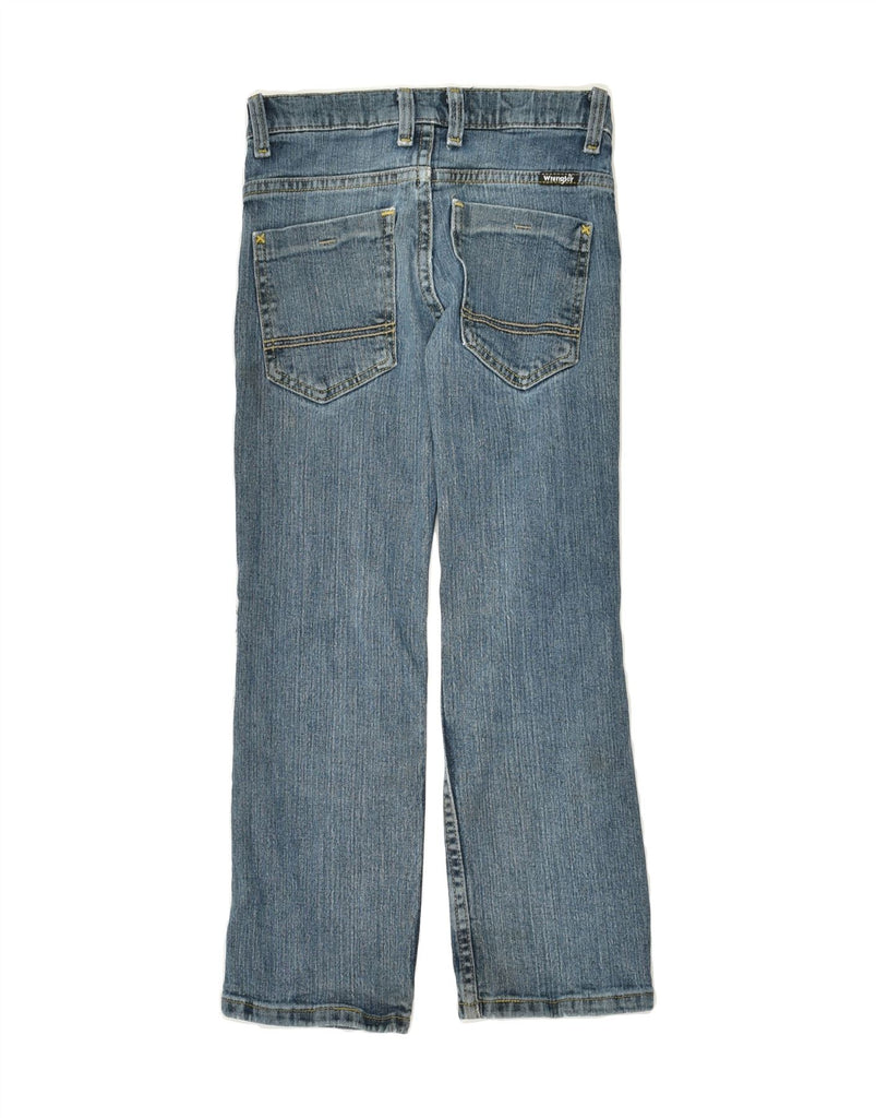 WRANGLER Boys Straight Jeans 7-8 Years W24 L12  Blue Cotton | Vintage Wrangler | Thrift | Second-Hand Wrangler | Used Clothing | Messina Hembry 