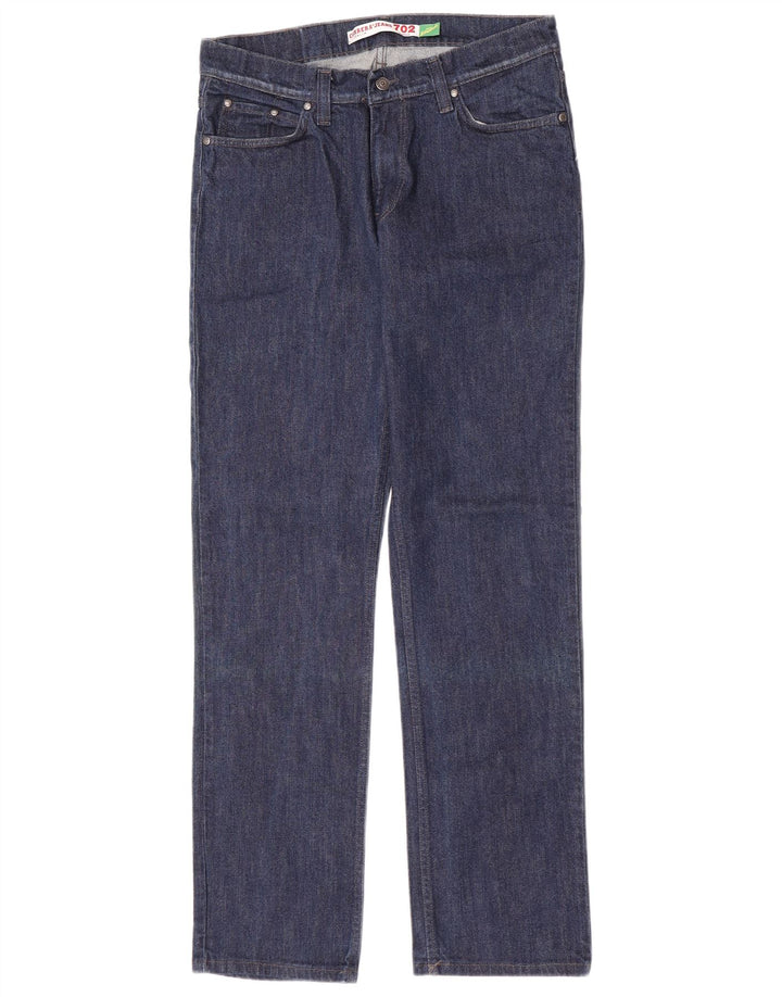 Carrera Mens 702 Straight Jeans W34 L33 Blue Cotton