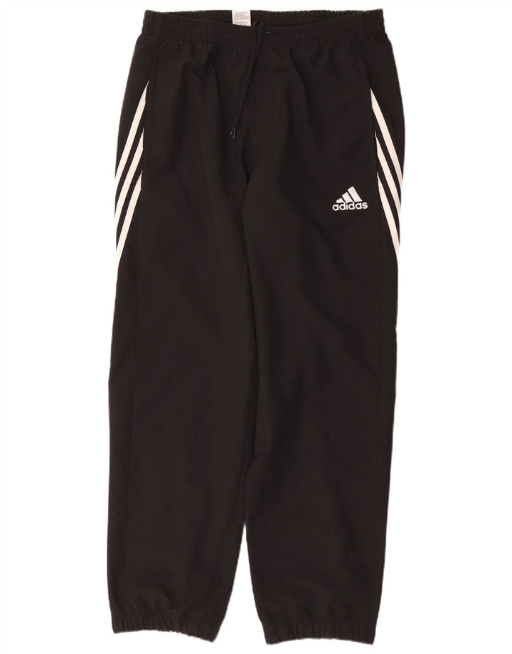 Adidas Mens Tracksuit Trousers Joggers Medium Black Polyester