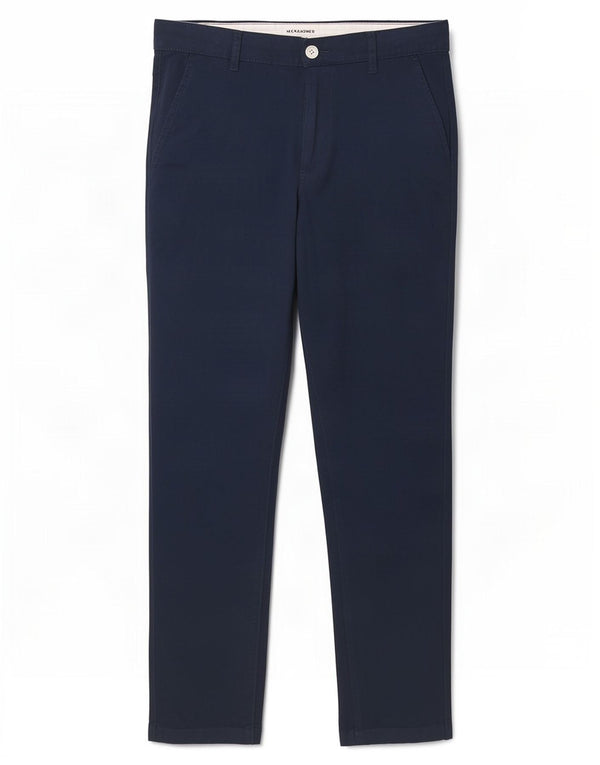 Jack & Jones Mens Slim Chino Trousers W30 L30 Navy Blue Cotton
