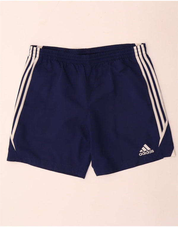 Adidas Mens Sport Shorts Large  Navy Blue Colourblock Polyester
