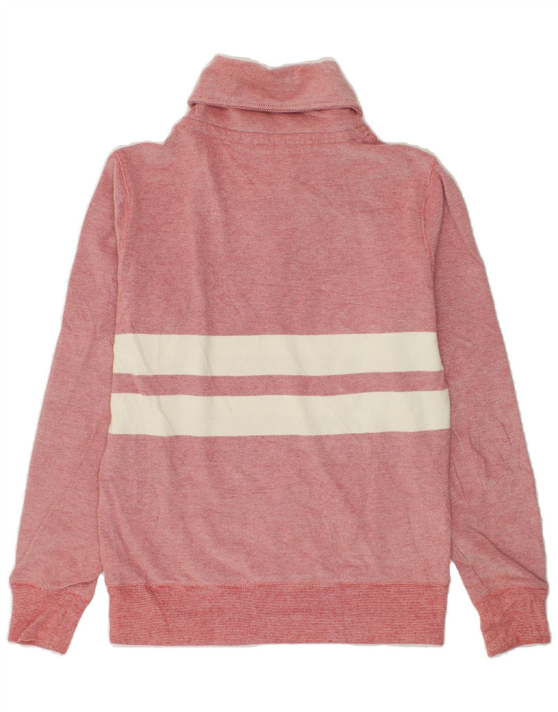 TOMMY HILFIGER Mens Vintage Fit Sweatshirt Jumper Small Pink Colourblock | Vintage Tommy Hilfiger | Thrift | Second-Hand Tommy Hilfiger | Used Clothing | Messina Hembry 