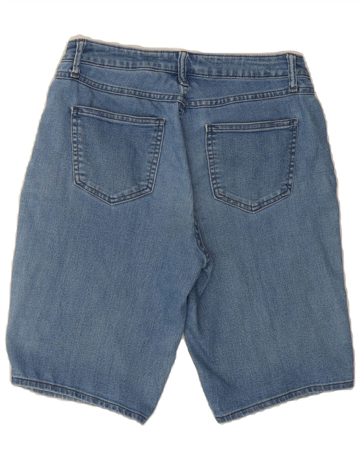 LEE Womens Riders Mid Rise Bermuda Denim Shorts US 8 Medium W30  Blue Vintage Lee and Second-Hand Lee from Messina Hembry 