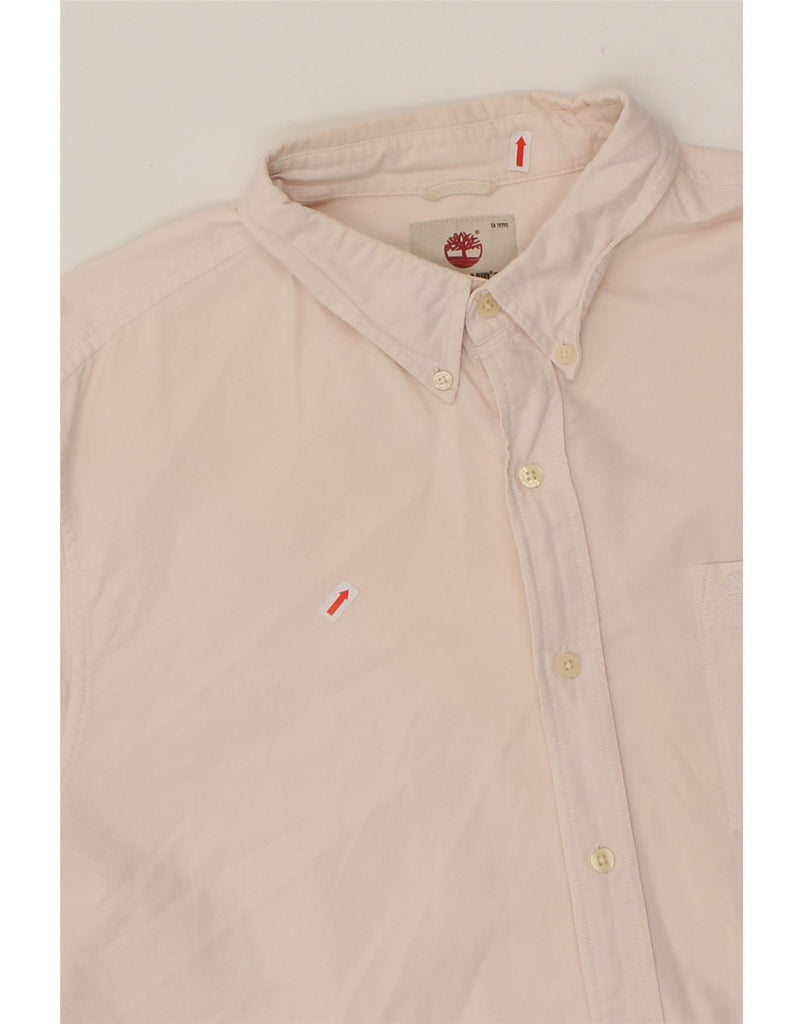 TIMBERLAND Mens Regular Fit Shirt XL Pink Vintage Timberland and Second-Hand Timberland from Messina Hembry 