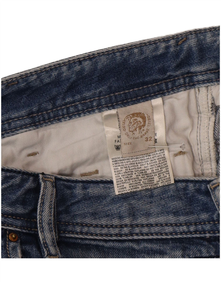 DIESEL Mens Slim Jeans W32 L32 Blue Cotton