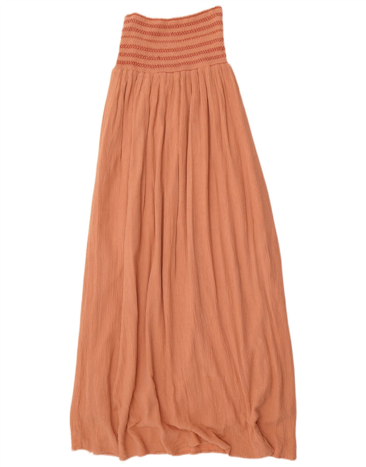 Zara Womens Maxi Skirt XS W24 Orange