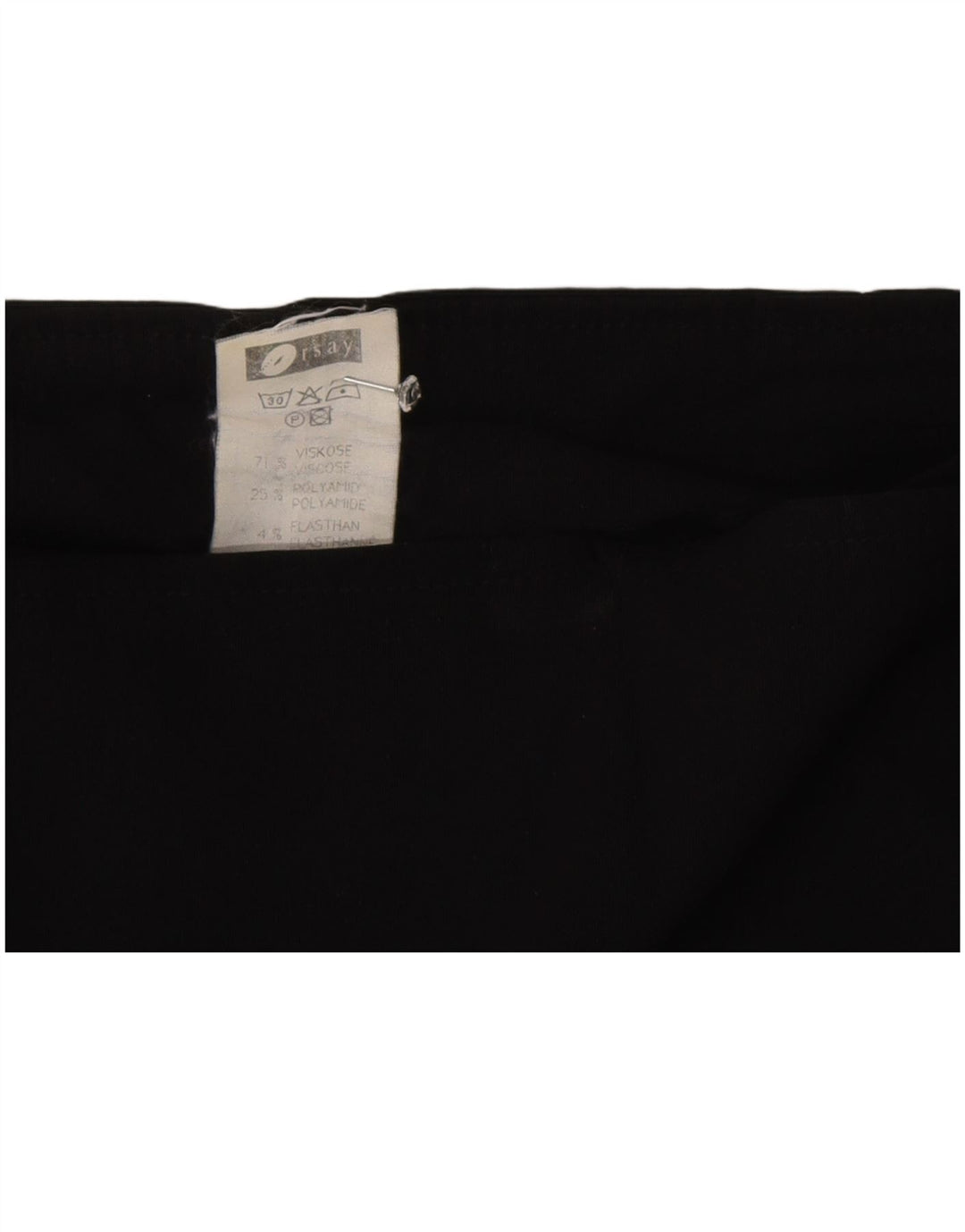 Orsay Womens Mini Wrap Skirt IT 42 Medium W30 Black Viscose
